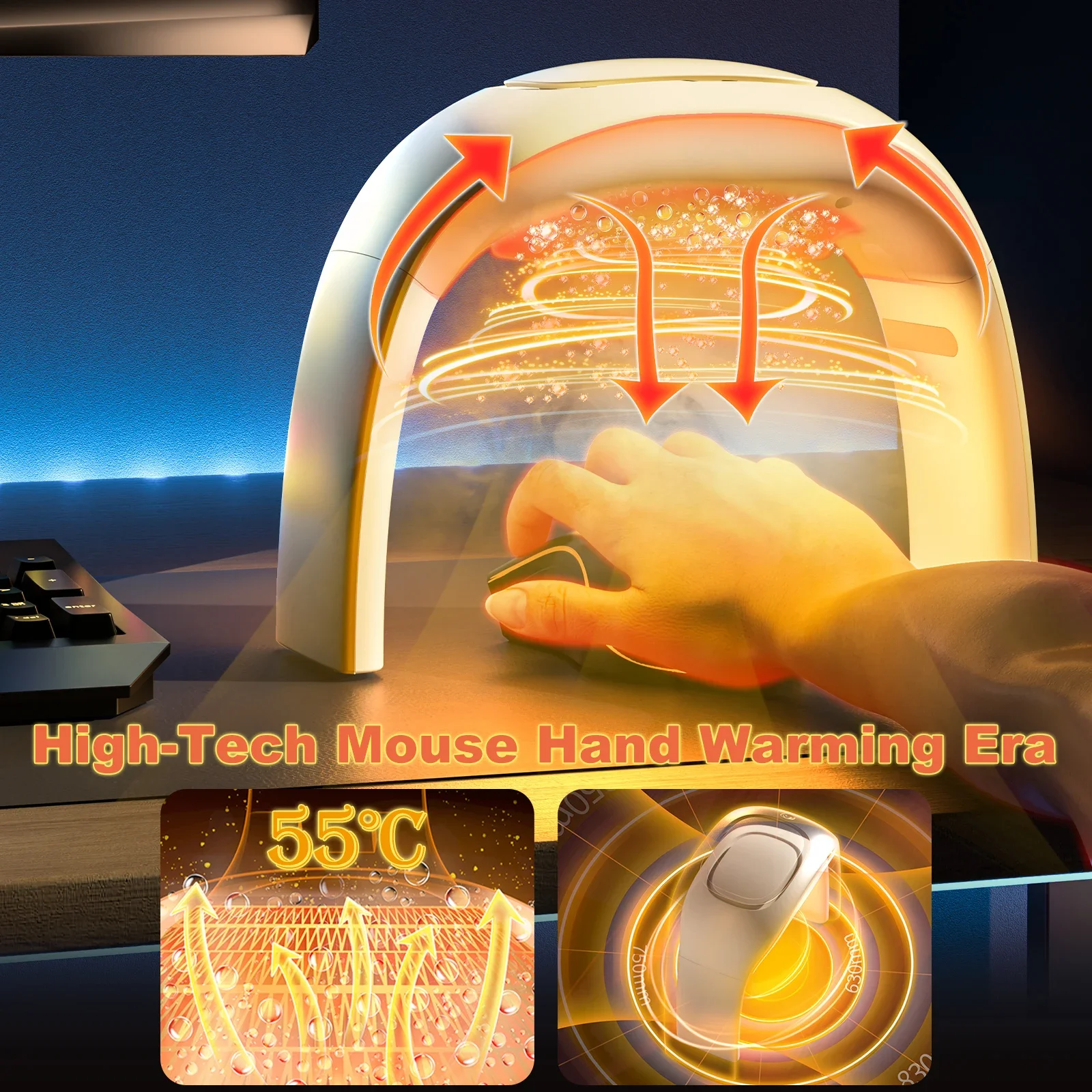 Eary Portable Winter Mouse Han - Office And Tech 评论和价格
