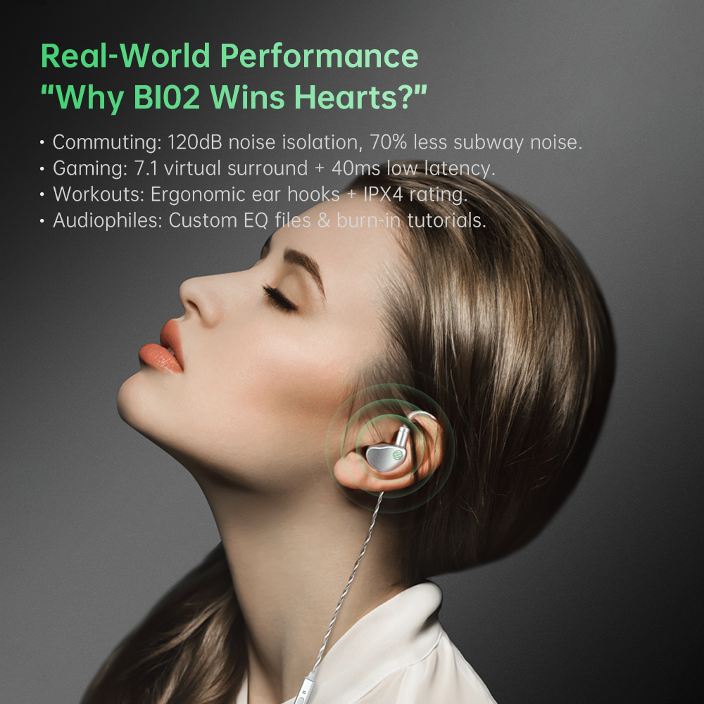 Soratune BI02 HiFi Earphone, C - Office Tech Typing 评论和价格