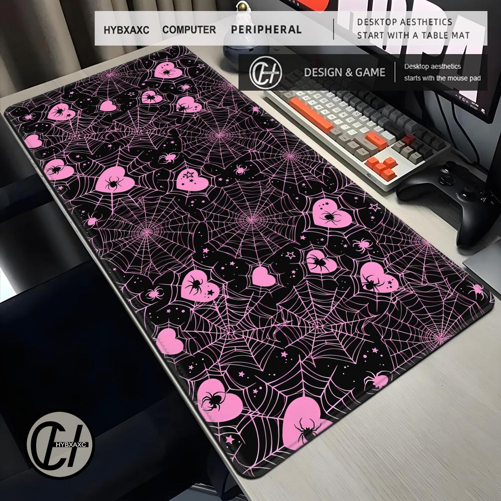 90x40 White or Pink Spiderweb  - Office And Tech 评论和价格