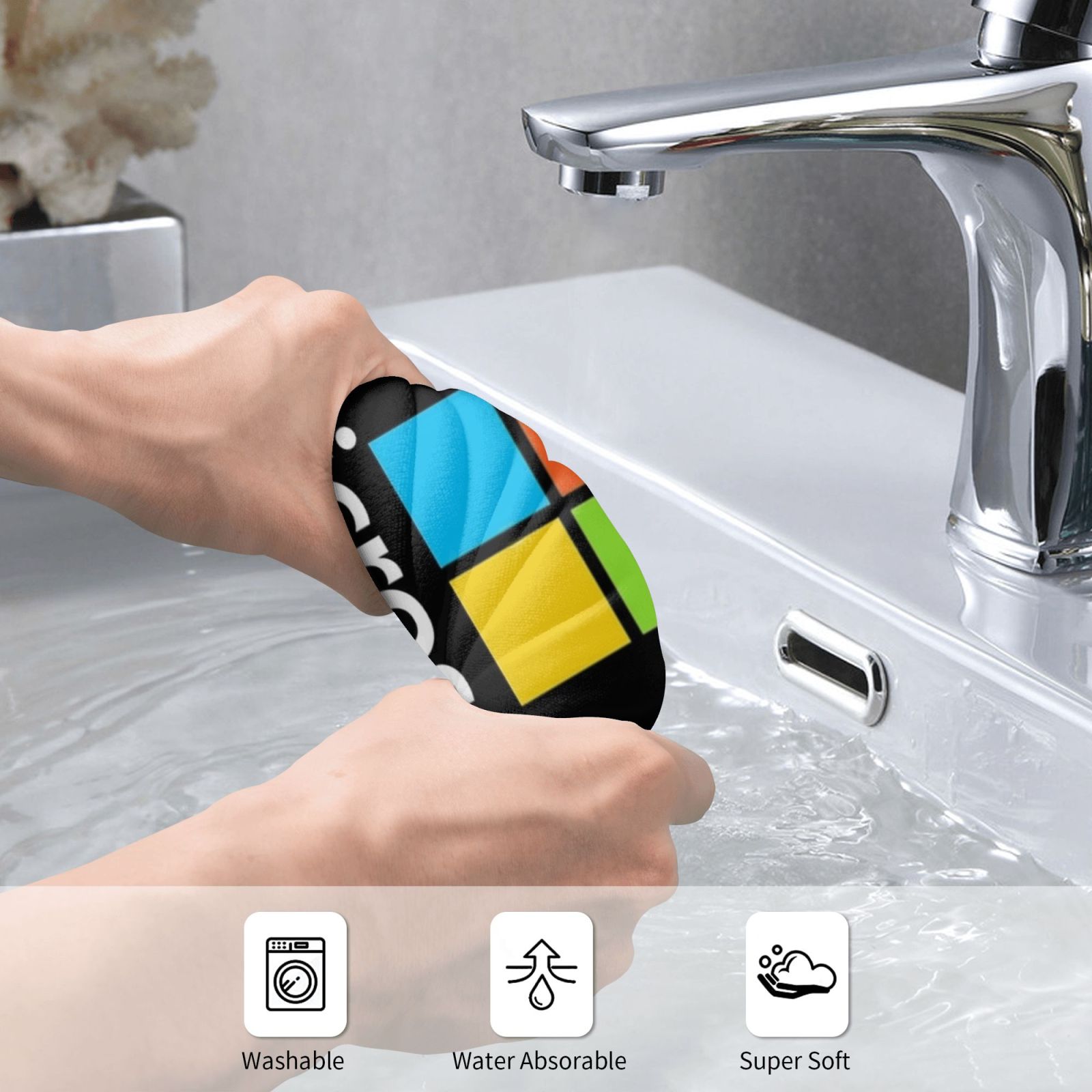 Microsoft Type Bath Towel Beac - Office Tech Typing 评论和价格