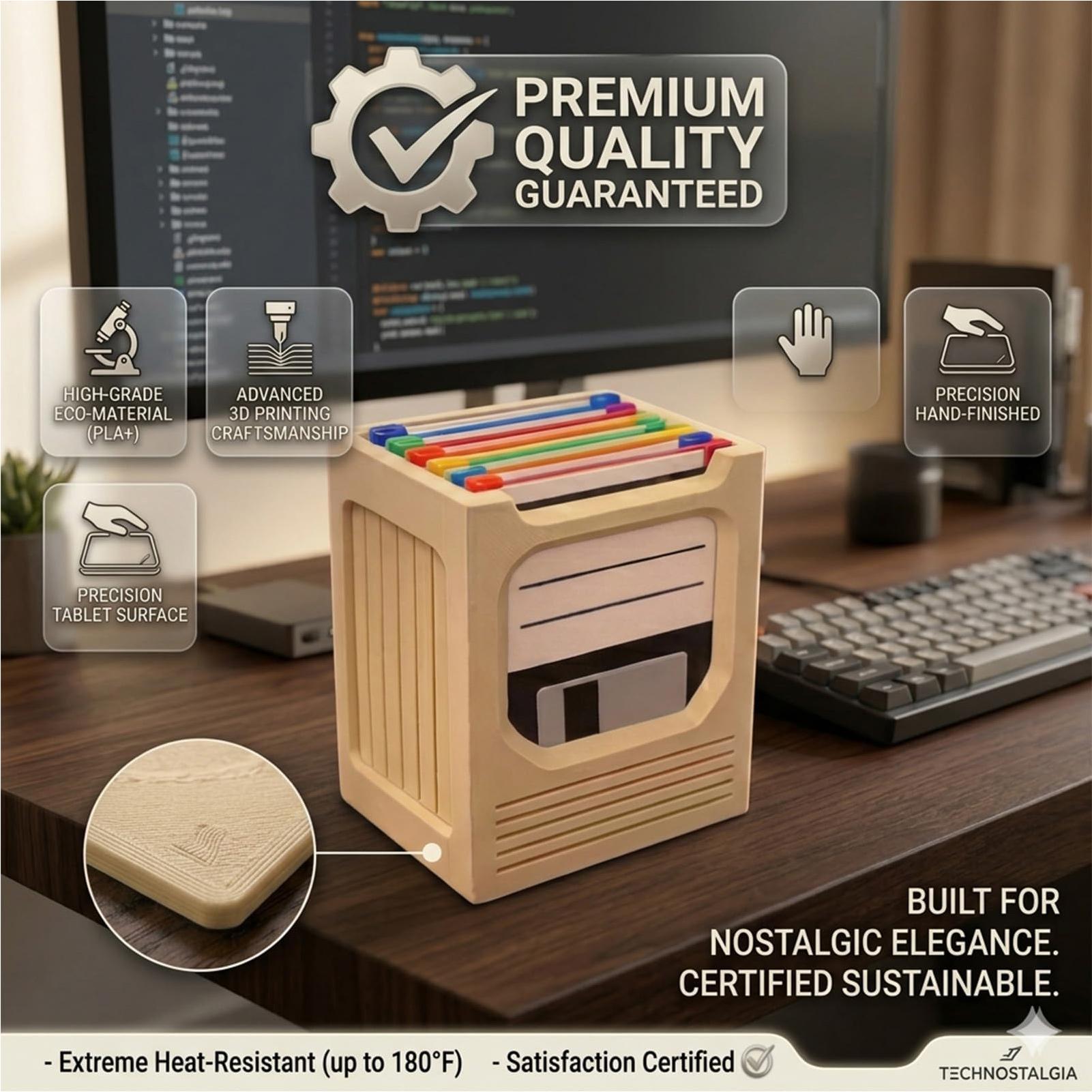Retro Tech Coaster Holder Set  - Office And Tech 评论和价格