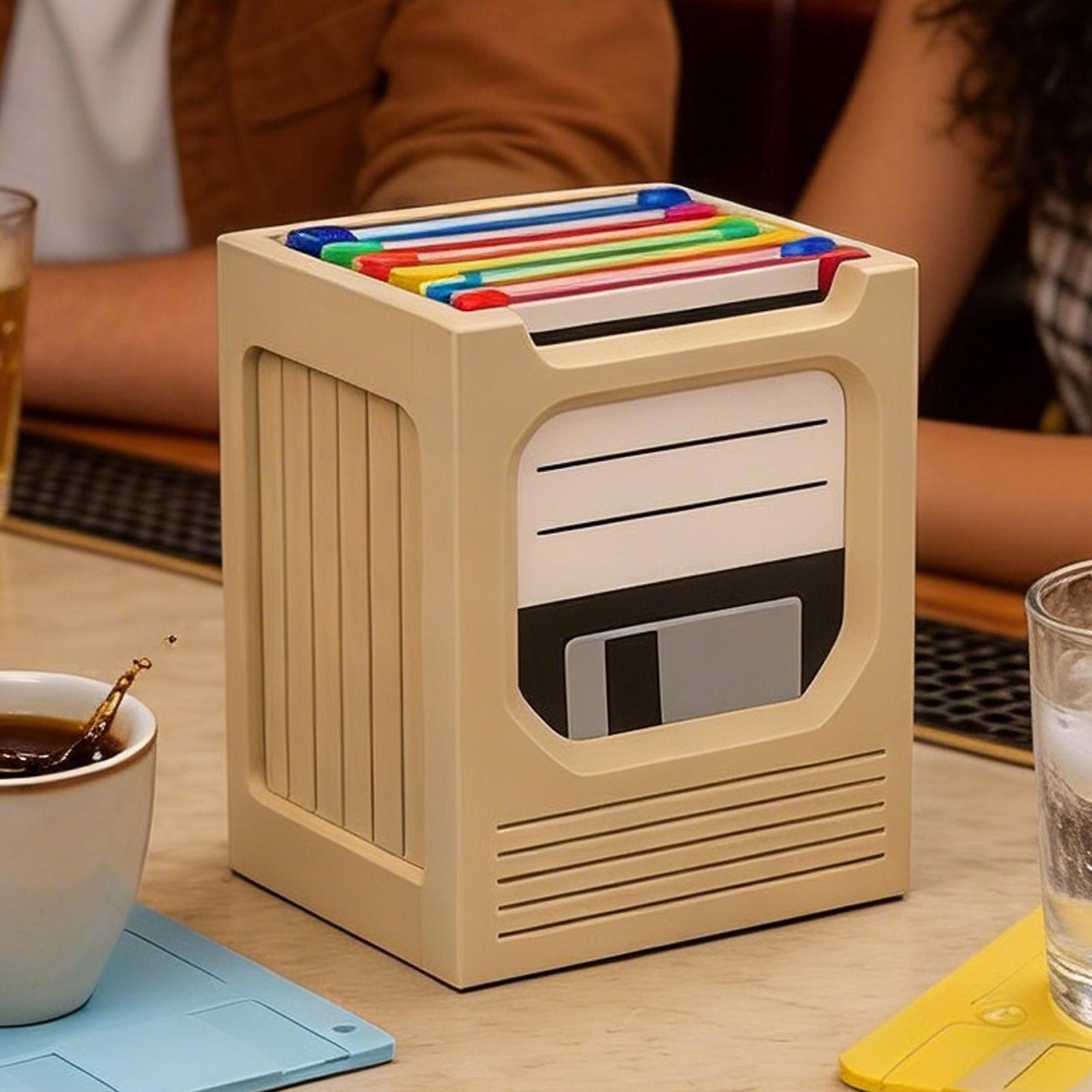Retro Tech Coaster Holder Set  - Office And Tech 评论和价格